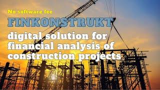 FINKONSTRUKT | Digital solution for financial analysis of construction projects