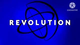 Revolution Studios logo But It's Black Instead of White!