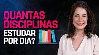 QUANTAS MATÉRIAS ESTUDAR POR DIA? | Laura Amorim