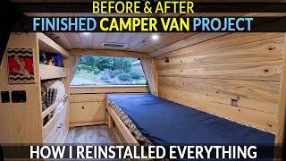 ASTRO CAMPER VAN INSTALL: Before and After! Tiny Home On Wheels! AWD Log Cabin Project