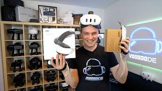 Quest 3 accessories from KIWI Design - Head Strap, Controller Grips, Conversion Kit [SALE]
