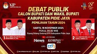 LIVE - Debat Publik Calon Bupati & Wakil Bupati Kabupaten Pidie Jaya 2024