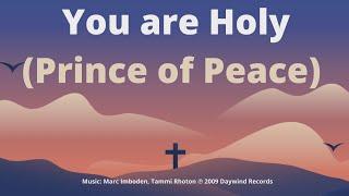 You Are Holy (Prince of Peace) - Marc Imboden, Tammi Rhotonv (Lyrics)