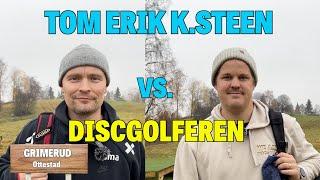 Discgolf på Grimerud med Tom Erik Kristiansen Steen og Discgolferen