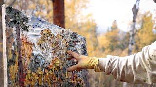 Plein Air Painting: Montana Aspen Autumn - Turner Vinson