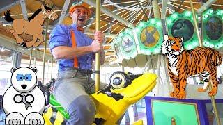 Learn Zoo Animals for Kids with Blippi | A Day at the Zoo