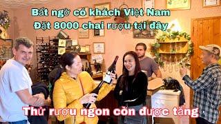 Anh chị thử rượu tại hầm, bất ngờ có người Việt Nam đặt mua 8000 chai, Mai le cuộc sống ở Pháp