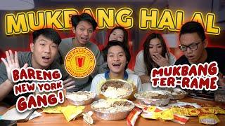 NYOBAIN HALAL GUYS ORIGINAL DI NEW YORK! MUKBANG PALING RUSUH WKAKWKWAKWK