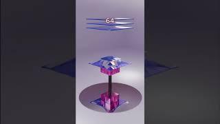 1 Million Faces Cloth Simulation #3d