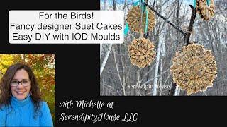 Make Suet Cakes For the Birds with IOD Molds- Easy DIY