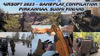 AIRSOFT - 2023 Gameplay Compilation at Jättömaa and SäRes-Center, Suomi / Finland