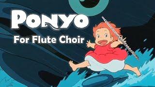 Ponyo Theme for Flute Choir