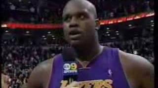 Shaq curses on TV (uncensored)