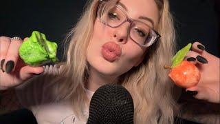 ASMR soft kisses and clay cracking for SLEEP 