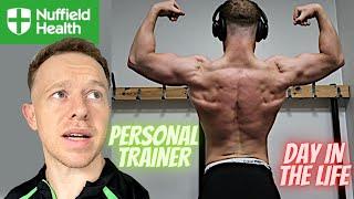 DAY IN THE LIFE AS A PERSONAL TRAINER (what its really like)