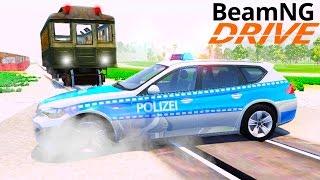 Поезд Метро Аварии (Железнодорожный Переезд) - BeamNG.drive