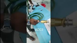 medtronic MR8 Pneumatic drill installation/assembling