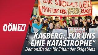 Demo gegen Kasberg-Aus: "Für uns ist das eine Katastrophe"