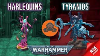 New Tyranids vs Harlequins | Warhammer 40,000 Battle Report