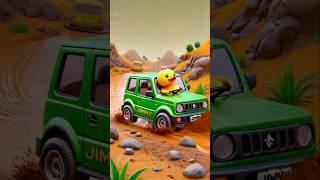 ️ Little Duck Driving a Jimny on Off-Road !  #littleduck #cuteduck #shorts