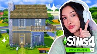 Building with the New Crystal Creations Stuff Pack in The Sims 4