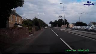 0272 SCOTLAND : Largs - Ayr - ROAD A78 Driving through