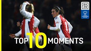 DAZN's Top 10 Moments From Matchday 6 Of The 2024-25 UEFA Women's Champions League