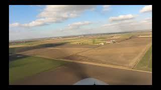 Landing an Ikarus C42 Microlight at Chatteris airfield on 01.