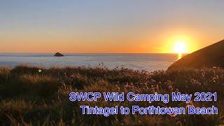 SWCP 2021 Tintagel to Porthtowan Beach, Wild Camping