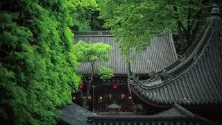 寺廟鐘聲 Relaxing Temple Bell with Water Natural Songs 1 hour