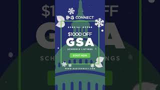 BIG Holiday Savings for Your Business!  $1000 Off GSA Listings & More!