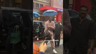 Michael Jordan the Basquetball Legend (Numero Uno) is seen arriving at his Hotel in New York #nyc