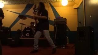 Joel Steele on Bass Guitar at a Jam