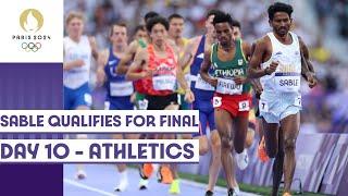 Sable reaches 3000m steeplechase final, Duplantis' WORLD RECORD!  | Day 10 Athletics | Paris 2024