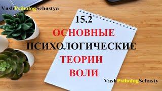 15.2 Основные психологические теории воли  #вашпсихологсчасть #осознать #воля #формированиеволи