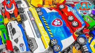 Paw Patrol Mini Trucks Review |Mighty Movie |Big Trucks |Rescue Wheels |Rubble & crew |Marshall ASMR