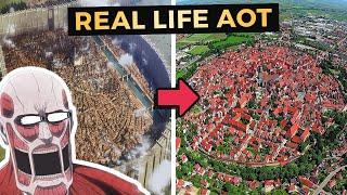 We visited the Real Life ATTACK ON TITAN Town in Nördlingen Germany!