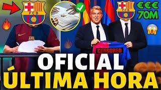 OFICIAL BARCELONA ACABA DE PARALISAR O MERCADO DE TRANSFERÊNCIAS! FINALMENTE! NOTÍCIA DO BARCELONA