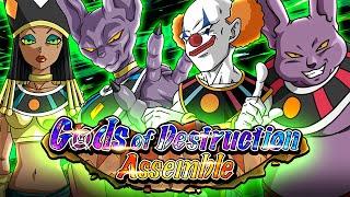 STAGE 14 COMPLETE!! Epic Transcendent Gods Of Destruction Assemble Event | DBZ Dokkan Battle