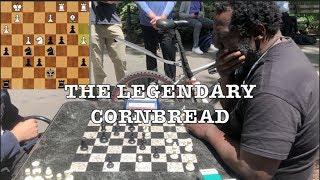 Playing Cornbread - Street Chess Legend! NYC Chess Hustling at Washington Square Park