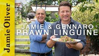 Jamie & Gennaro Prawn Linguine |  Jamie: Keep Cooking Family Favourites