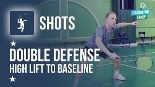 SMASH DEFENSE in DOUBLES TUTORIAL, Badminton