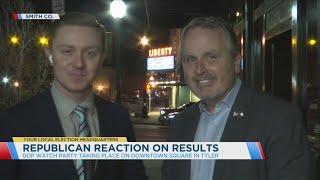 KETK's Tyler Henderson interviews State Sen. Bryan Hughes for his live election results reaction