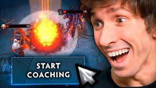 Dendi coaches 2000 MMR Invoker how to play Dota like Mozart 