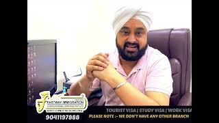 Tourist Visa | Study Visa | Work Visa | PR Cases | Fastway Immigration | Sukhameenoberoi