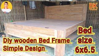 How to make a simple bed // DIY Queen Size Bed Frame // Great working Bk Carpenter // part  03