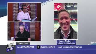 Jon Abbott on the Flames season and big game against the Canucks tonight