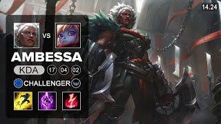 Ambessa vs Poppy Top - EUW Challenger - Patch 14.24 Season 14