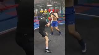 boxing amateur sparing  