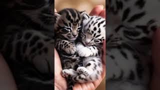 Tiny Leopards of Love Cuteness Overload in the Palm of Your Hand #CuteAnimals #BabyLeopards